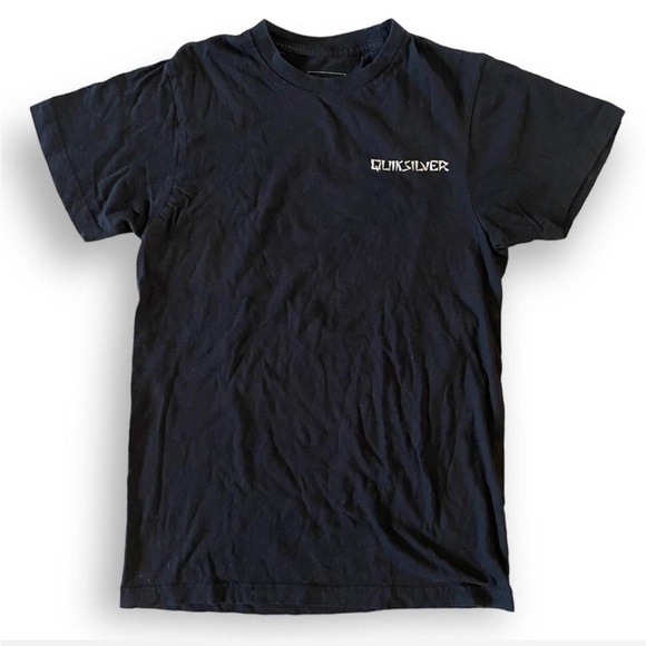 Quicksilver black graphic surf tee - Picture 2 of 4